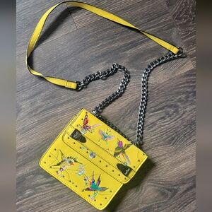 Topshop Polly Bird Embroidered Crossbody